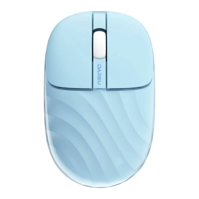 Dareu LM135D Wireless Mouse 1200 DPI 2.4G Bluetooth Blue