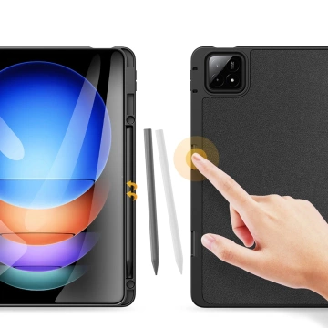Dux Ducis Domo pouzdro s klopou a chytrým spaním pro Xiaomi Pad 6S Pro 12,4'' - černé