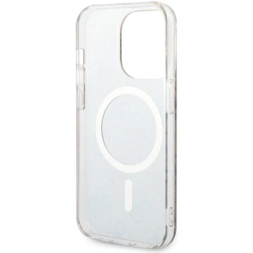 Guess GUHMP14LH4STW Handyhülle für Apple iPhone 14 Pro 6.1" braun/braun Hardcase 4G MagSafe