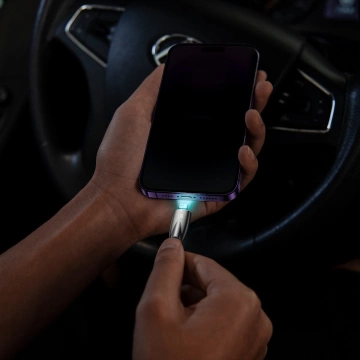 Baseus Glimmer Series kabel USB-A - Lightning 480Mb/s 2.4A 2m czarny