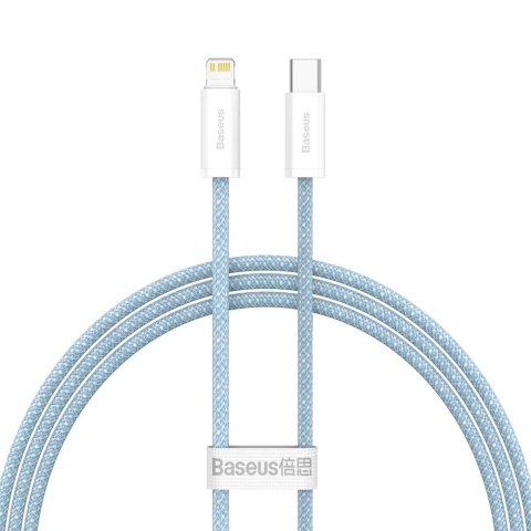 Baseus Dynamic kabel USB Typ C - Lightning Power Delivery 20W 1m niebieski (CALD000003)