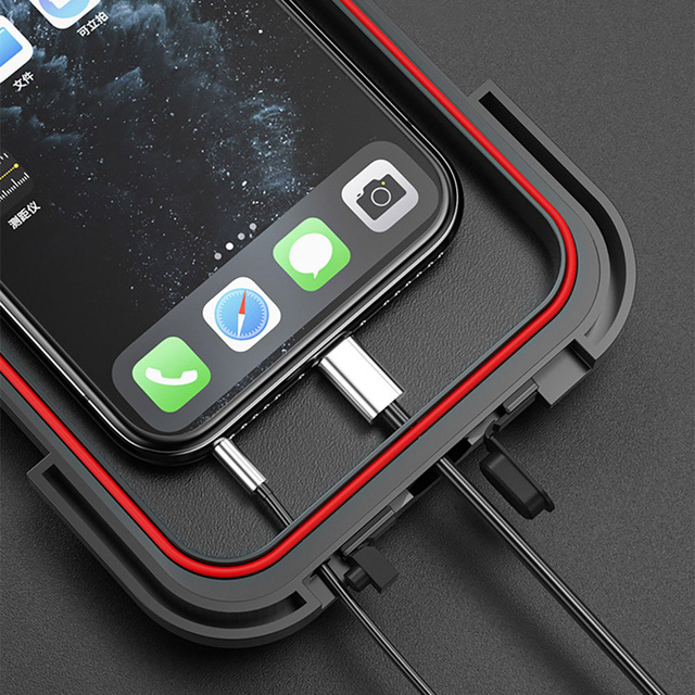 Alogy Waterproof bicycle holder for bicycle, scooter, motorcycle, adjustable handlebar for phone. Black