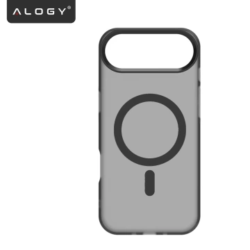Чохол для Apple iPhone 16 Pro Max Alogy MagSafe Hybrid Matte Case Matte Cover with Lens Protection Black