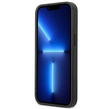 Ochranné pouzdro na telefon Karl Lagerfeld KLHCP13SSFMP2DG pro Apple iPhone 13 Mini 5,4" hardcase stříbrná/stříbrná Saffiano Plaque