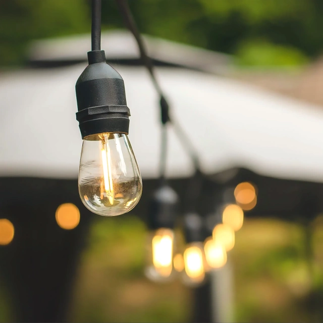 Garden Light Garland 10 LED Balcony Lights for Garden Waterproof Bulbs IP44 24V