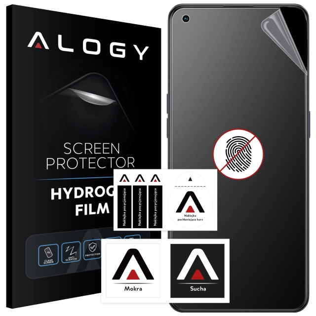 Folia "MATOWA" do Oppo Reno7 4G Hydrożelowa Alogy HydroSkin Matte Pro™ na ekran do etui "BEZ ODCISKU PALCÓW"