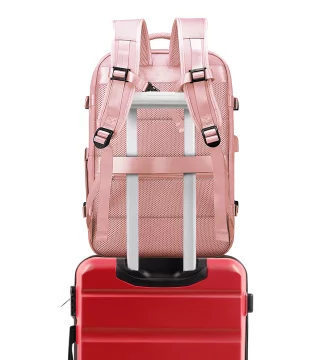 Водонепроникний рюкзак Bange для ноутбука 15.6", city traveler, 45х30х16 см, для роботи, літака, чоловічий, жіночий, з USB портом Чорний