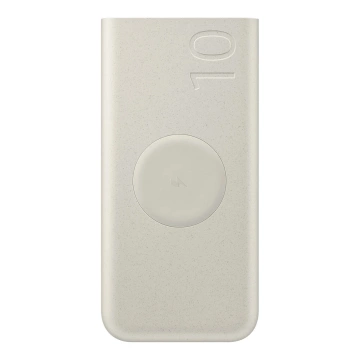 Powerbanka Samsung EB-U2510XUEGEU indukčná 10000 mAh 2x USB-C 25W SFC - béžová
