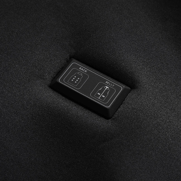 Vyhrievaná vyhrievaná elektrická vesta unisex bunda veľkosť L zimná vesta Mozos HV4 čierna