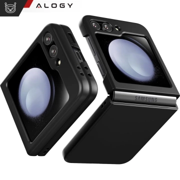 Чохол для Samsung Galaxy Z Flip 6 Alogy Thin Case захисна накладка на телефон чорний матовий