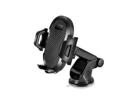 Car holder 360 for the windshield Alogy carbon black Baseus Charger Black