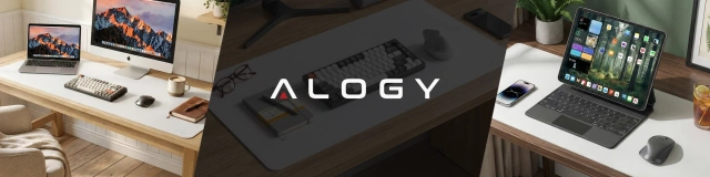 Podložka pod stůl 90×45 cm – protiskluzová ochranná podložka z elegantní PU ekokůže, pro myš a klávesnici, stylová a odolná – Alogy WorkMat™ bílá