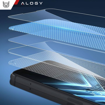 2x tvrzené sklo pro Asus ROG Ally pro Alogy Screen Protector Pro 9H Obrazovka konzoly