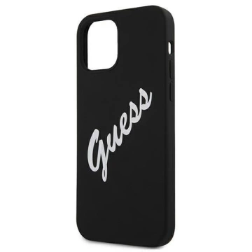 Guess GUHCP12SLSVSBW iPhone 12 mini 5.4" чорно-білий / чорно-білий жорсткий чохол Silicone Vintage