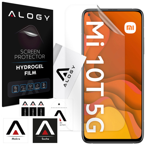 Hydrogélová fólia pre Xiaomi Mi 10T, ochranný displej telefónu, Alogy Hydrogel Film