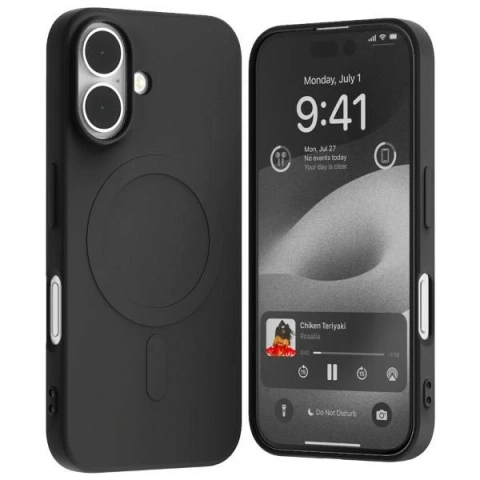 Mercury MagSafe Semi-Silicone Case for iPhone 16 6.1" Black