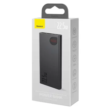 Powerbanka Baseus Adaman Metal, 10000mAh, 22,5W (černá)