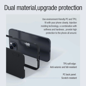 Чохол Nillkin Super Frosted Shield Pro Magnetic Case для iPhone 15 - чорний