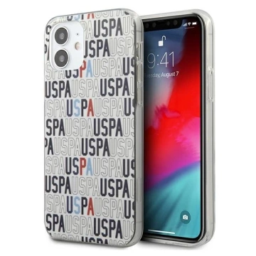 Puzdro na telefón US Polo Logo Mania Collection iPhone 12 mini 5,4". biela/biela