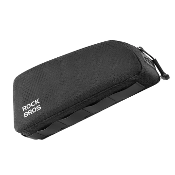 Rockbros 0.9l wasserdichte Fahrradtasche für Rahmen-Oberrohr - Schwarz