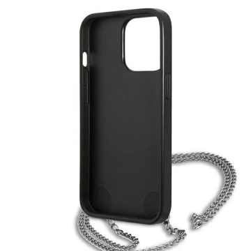 Etui Karl Lagerfeld KLHCP13XPMK для iPhone 13 Pro Max 6,7" Твердий чохол Leather Textured and Chain