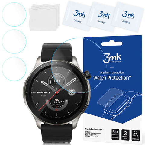 3MK FlexibleGlass Watch pre Xiaomi Amazfit GTR 4 46mm Hybrid Glass