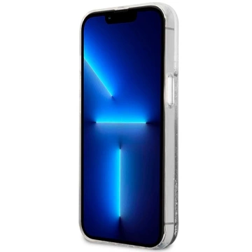 Pevné puzdro Etui Guess GUHCP14SLCSGSGH na iPhone 14 6,1" Liquid Glitter Marble