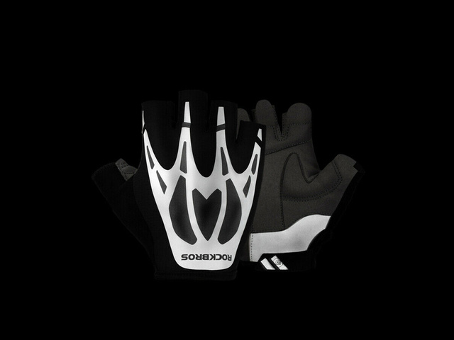 Bezprsté cyklistické rukavice L RockBros S227BK-L