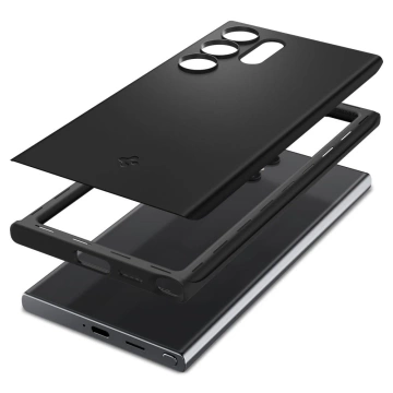 Etui Spigen Thin Fit für Samsung Galaxy S24 Ultra Schwarz