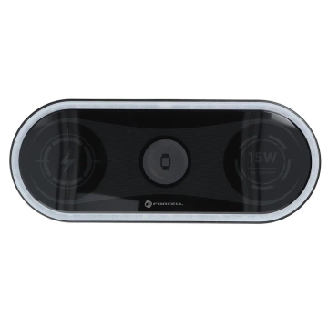 Індуктивний зарядний пристрій 3-в-1 Forcell Ellipse Qi для iPhone, годинника та AirPods 15 Вт
