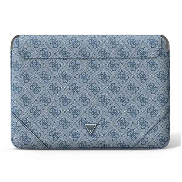 Guess Sleeve GUCS16P4TB 16" niebieski /синій 4G Uptown Triangle logo