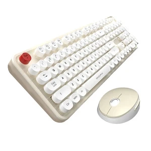 MOFII Sweet 2.4G Kabelloses Tastatur-Maus-Set (Weiß-Beige)