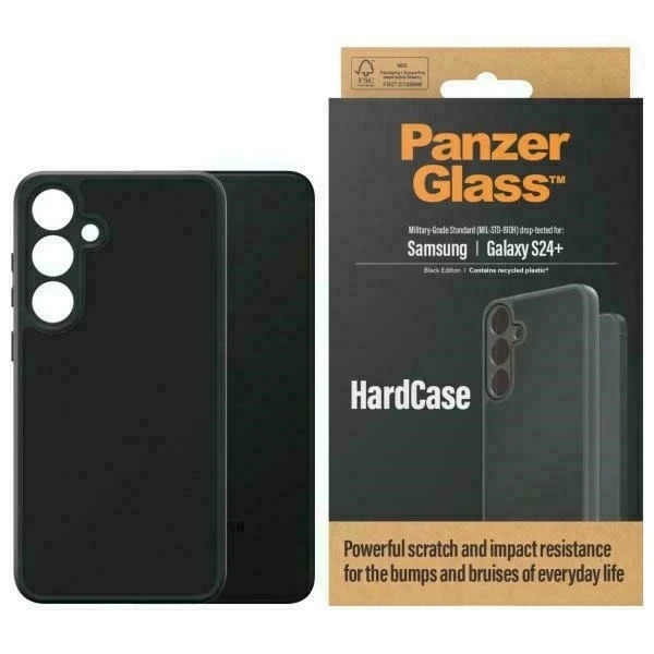 Pouzdro PanzerGlass HardCase D3O pro Samsung Galaxy S24 Plus, černé