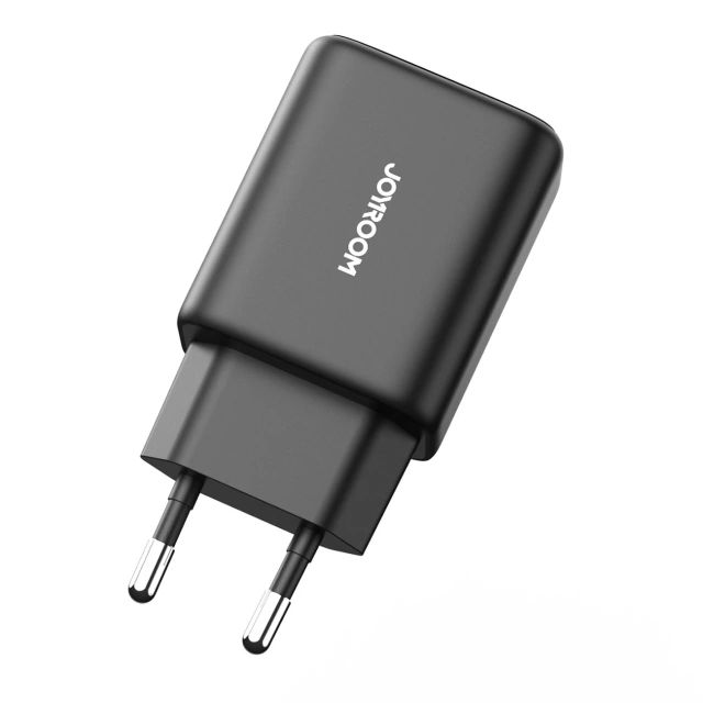 Sieťová nabíjačka Joyroom USB-C 25 W SFC / PPS / PD - Čierny kábel USB-C / USB-C 1 m