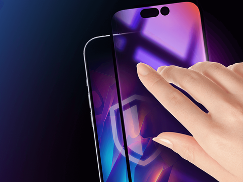 Privacy-Hartglas für Apple iPhone 16 – 3mk Rainbow Privacy