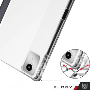 Puzdro pre Lenovo Tab M11 10,95" TB330FU/TB330XU/TB331FC Smart Case Ceruzka s flip Alogy puzdrom čierne a priehľadné