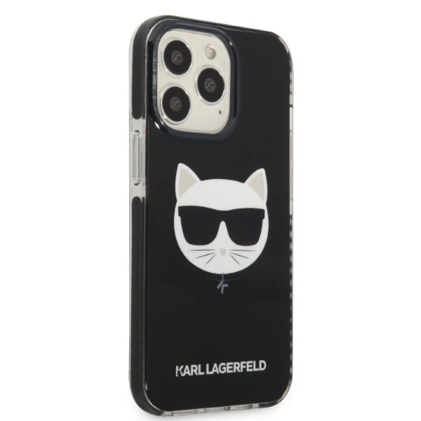 Etui Karl Lagerfeld KLHCP13XTPECK pro iPhone 13 Pro Max 6,7" pevné pouzdro Choupette Head