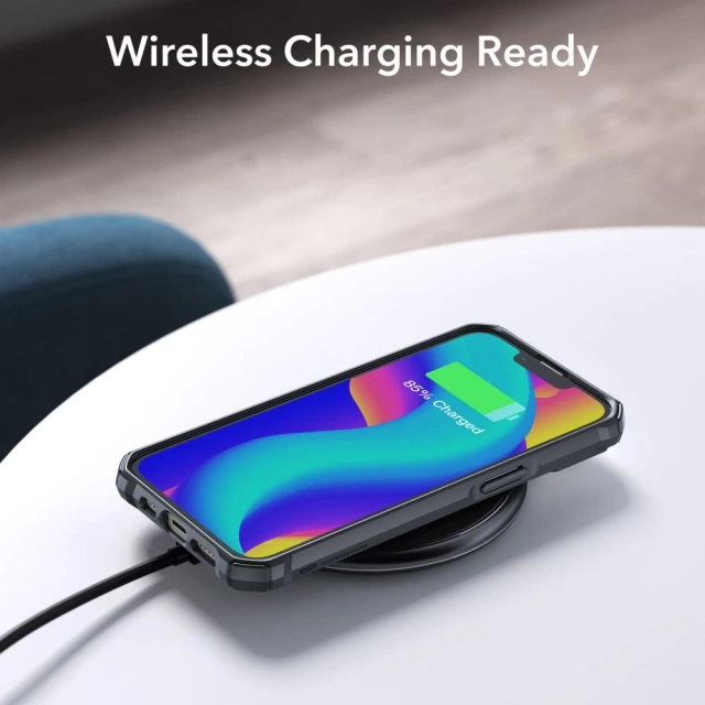 Etui ESR Air Armor für Apple iPhone 14 Plus Klar/Schwarz