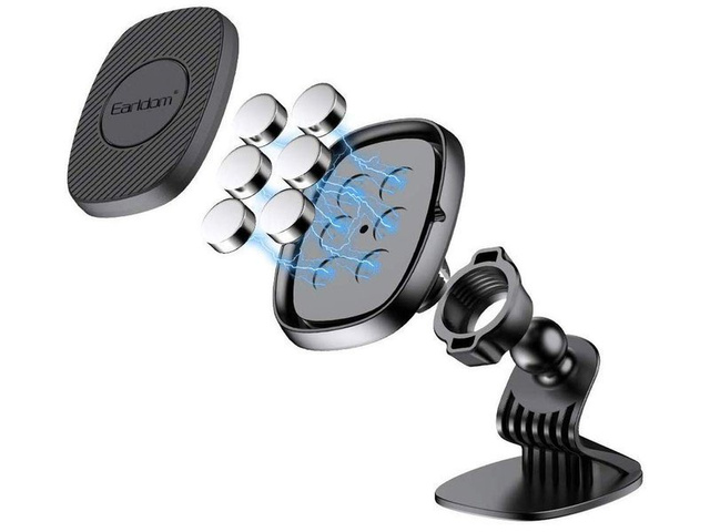 Earldom 360 magnetic car holder for cockpit EH70 Black