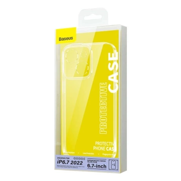 Baseus SuperCeramic protective set transparent glass case and tempered glass for iPhone 14 Plus