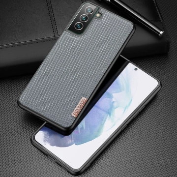 Kryt puzdra Dux Ducis Fino pokrytý nylonovým materiálom Samsung Galaxy S22 (S22 Plus) modrý