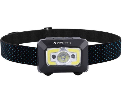 Headlamp Superfire X30, 500lm, USB