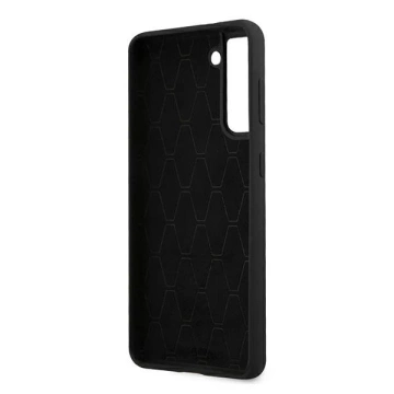 Etui BMW BMHCS21MSIVTBK z kolekce Samsung Galaxy S21 Plus G996 silikonové pruhy M