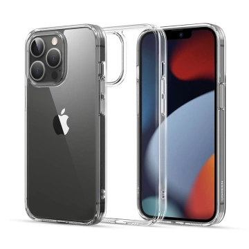 Ugreen Protective Fusion Case Hard Cover mit Gelrahmen für iPhone 13 Pro Max transparent (90180)