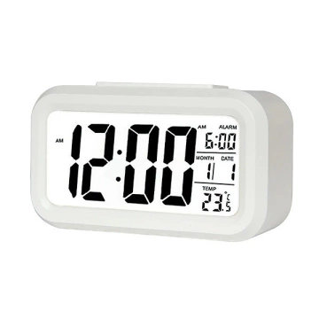Wecker Trusty großes LCD weiß ZG21
