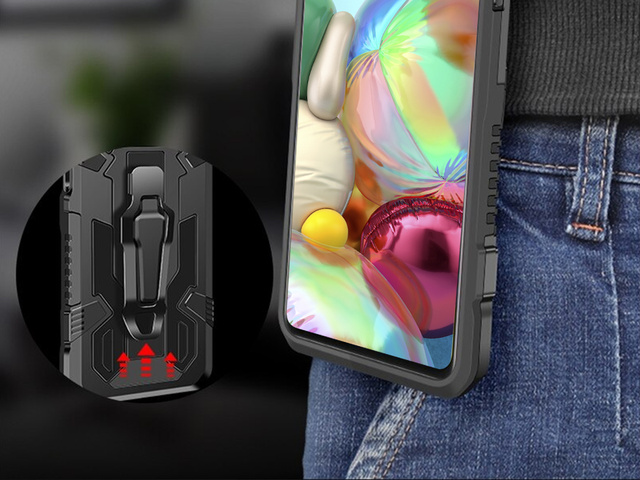 Armored protective case Alogy stand for Samsung Galaxy A51 Glass