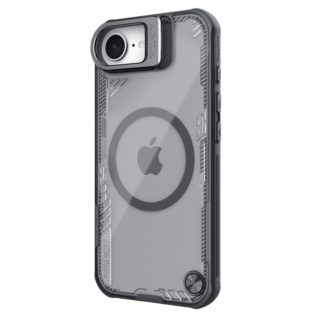 Etui do iPhone 16e Nillkin Iceblade MagSafe Podstawka Czarne