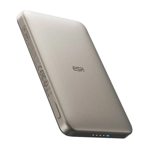 ESR Qi2 MagSlim 5000mAh 15W Magnetic Power Bank Sand