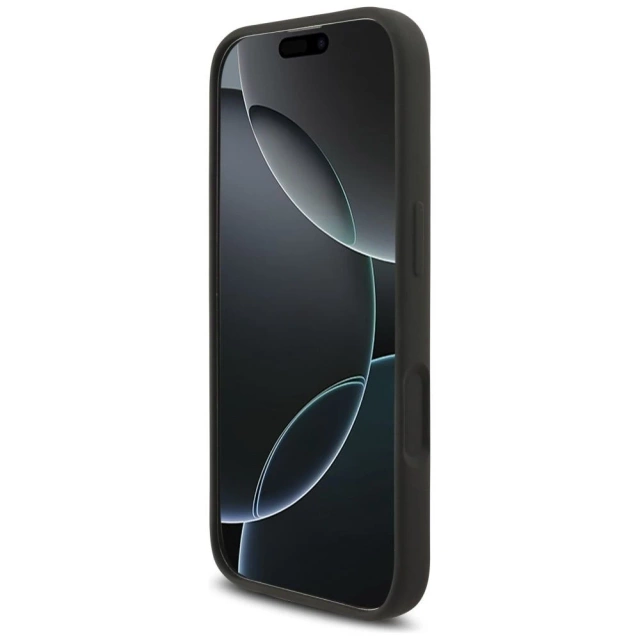 Etui Ochronne do iPhone 17 Karl Lagerfeld Silicone KC Body Ring MagSafe Czarny