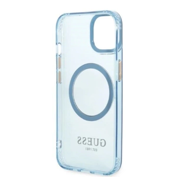 Etui Guess GUHMP13MHTCMB до iPhone 13 6,1" жорсткий чохол Gold Outline Translucent MagSafe
